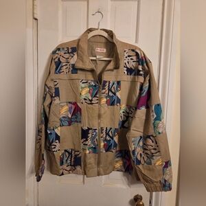 Vintage Patchit Colorful Patchwork Jacket